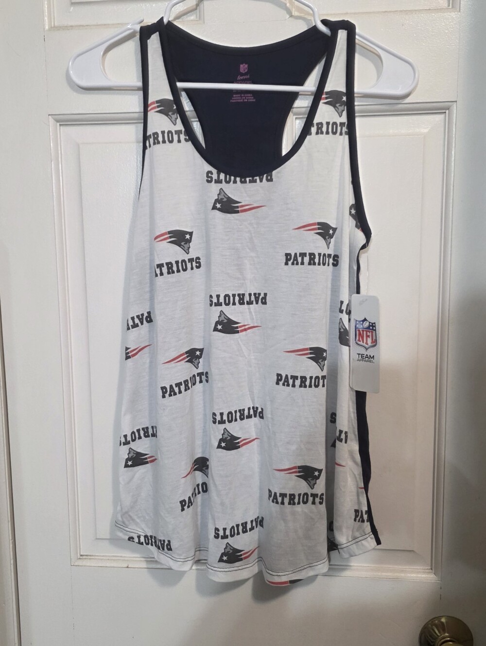 New England Patriots NFL Team Teen Apparel Tank Top sz Medium